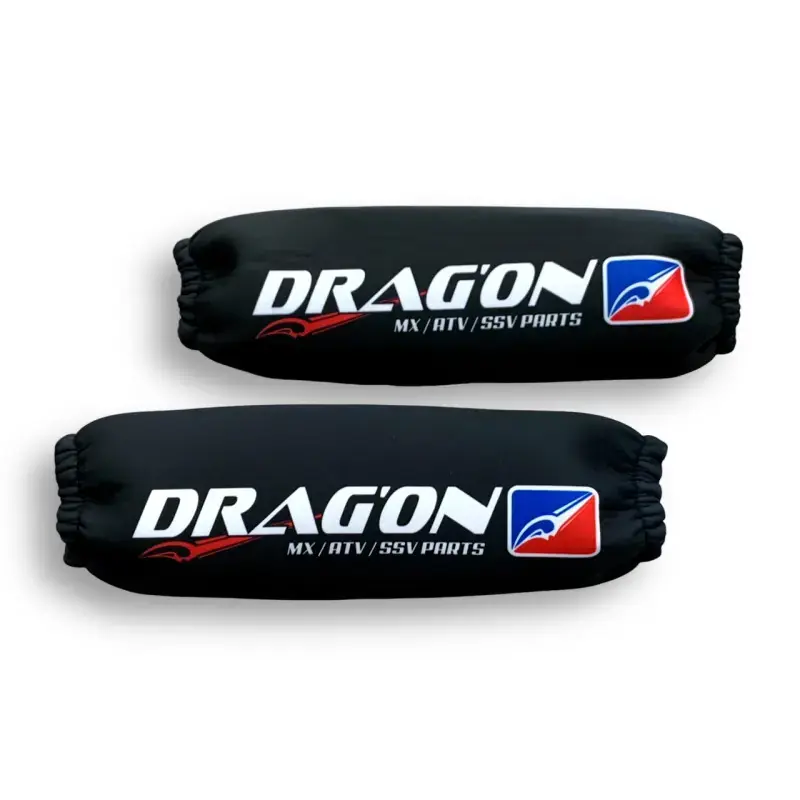 Quantité Limitée HOUSSES AMORTISSEURS DRAG&rsquo;ON NOIRE NEOPRENE 37 X 23 CM