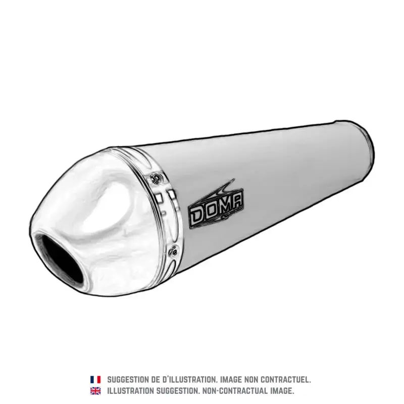 Silencieux 4 temps pour SUZUKI LTZ 400 (03-12) Alu / Whisper Promotion