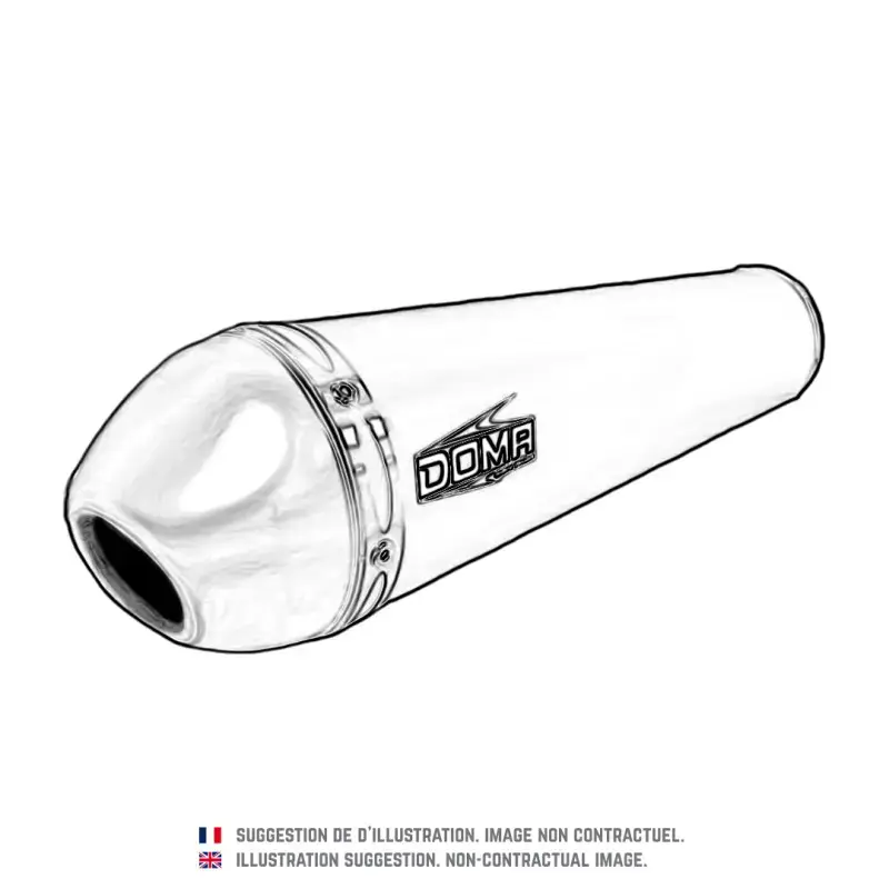 Silencieux 4 temps pour YAMAHA YZF 250 (14-18) Aluminium Soldes