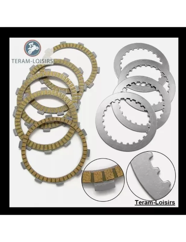 Kit Disques garnis + lisses Embrayage pour Honda VT125 Shadow de 1998 1999 2000 Livraison Express