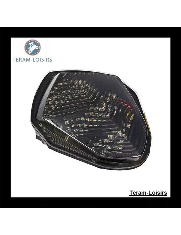 Feu Arriere + Clignotants Intégrés Suzuki GSXR 1000 Fumé de 2003 2004 Expédition Rapide