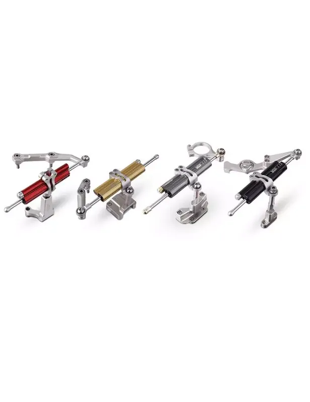 Dernier Modèle Kit amortisseur de direction YSS course 120 type B rouge