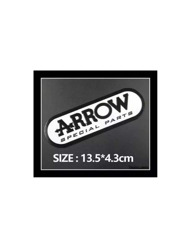 Plaque Aluminium Haute Température ARROW pour Silencieux Moto Quad Meilleur Prix