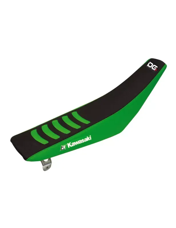 Dernier Modèle Housse de selle BLACKBIRD Double Grip 3 noir/vert Kawasaki KX85
