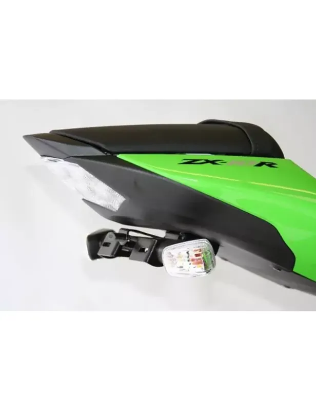 Populaire Support de plaque R&G RACING noir Kawasaki