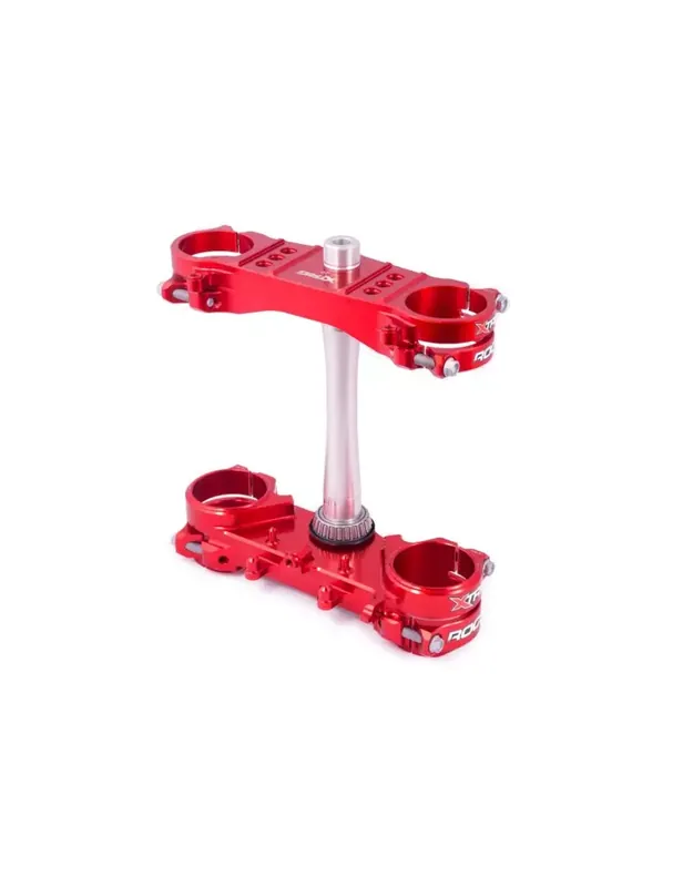 Té de fourche XTRIG Rocs Offset 22mm rouge Honda CRF Prix Promo