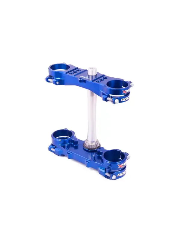 Meilleur Prix Té de fourche XTRIG Rocs Tech bleu déport 25mm Yamaha YZ250