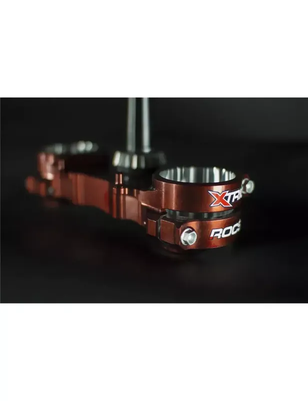 Jusqu'à Épuisement Des Stocks Té de fourche XTRIG Rocs Pro orange offset 20-22mm