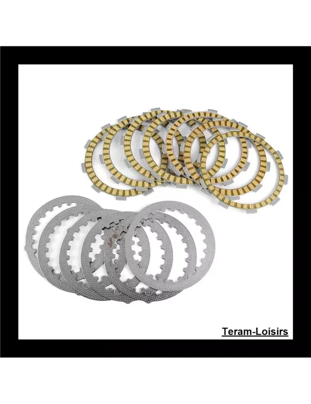 Affaire À Saisir Kit Disques garnis + lisses Embrayage compatible pour YAMAHA DT 125 R de 1988 à 2006