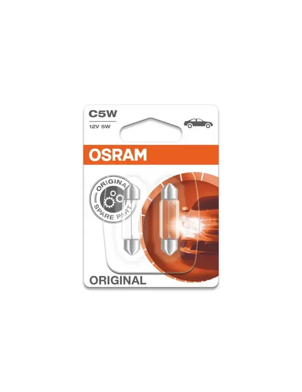 Ampoule OSRAM Navette Original Line 12V/5W culot SV8.5-8 10pcs Soldes