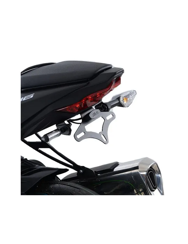 Support de plaque R&G RACING noir Kawasaki ZX636 Offre Spéciale