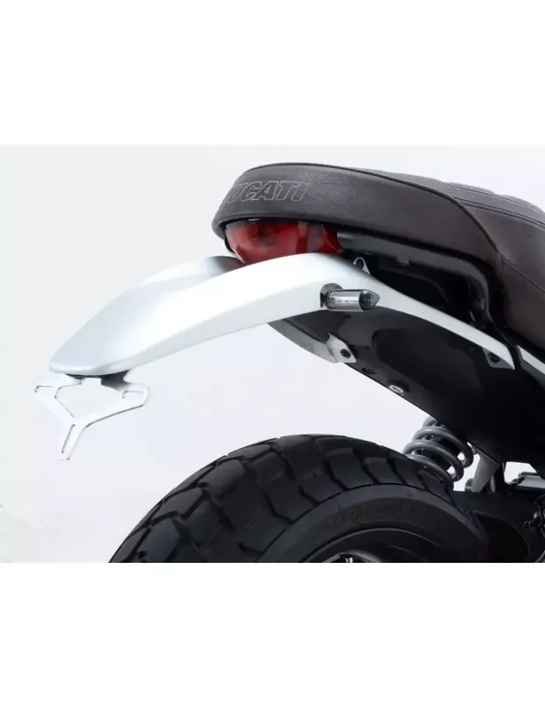 Support de plaque R&G RACING inox brossé Ducati Scrambler classic Expédition Rapide