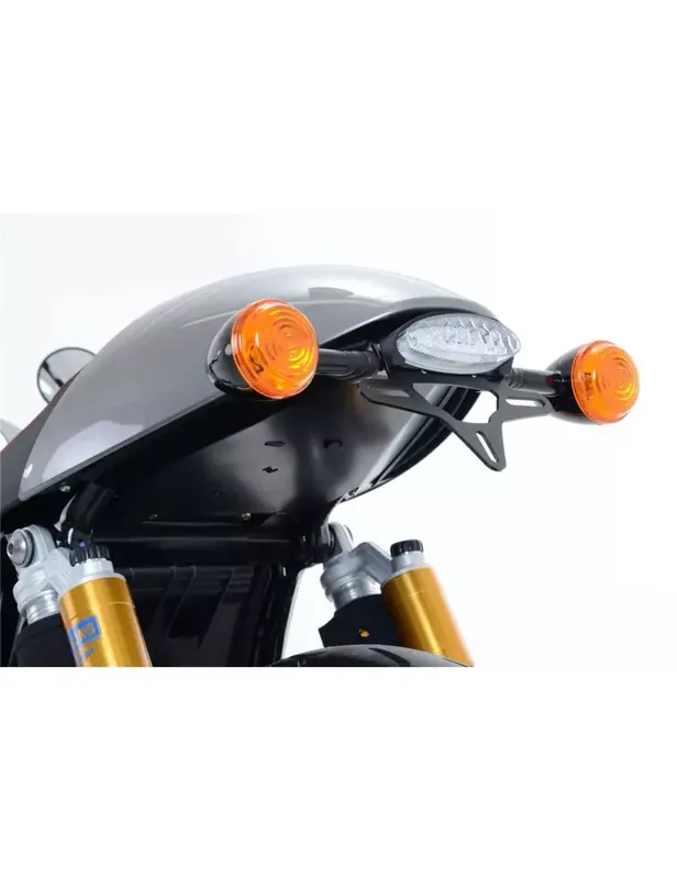 Support de plaque R&G RACING noir Triumph Thruxton/Thruxton R Commander Maintenant
