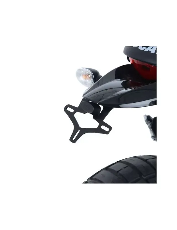Support de plaque R&G RACING noir Ducati Desert Sled Nouveauté