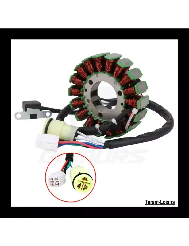Stator Allumage Alternateur pour Yamaha YFM350FWA Grizzly 4WD Hunter 2007 à 2013 Certifié