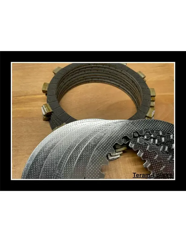 Kit Disques garnis + lisses Embrayage pour Yamaha XT 500 C de 1976 Expédié Aujourd'hui