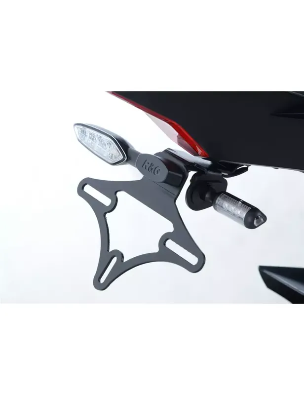 Dernier Modèle Support de plaque R&G RACING noir Yamaha YZF-R6