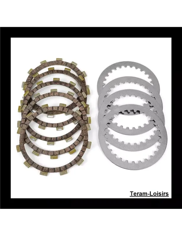 Kit Disques garnis + lisses Embrayage pour YAMAHA XV 250 Virago de 1988 à 2007 Nouveauté