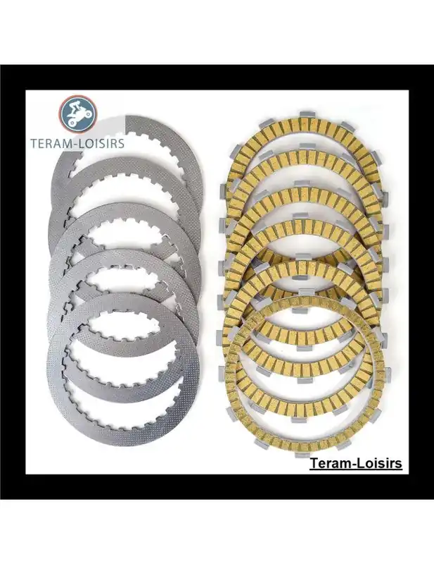 Kit Disques garnis + lisses Embrayage pour Honda CBX 550 de 1982 1983 1984 1985 Expédié Aujourd'hui