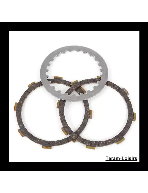 Kit Disques garnis + lisses Embrayage pour YAMAHA DT50 M/MX de 1980 à 1995 Petit Prix