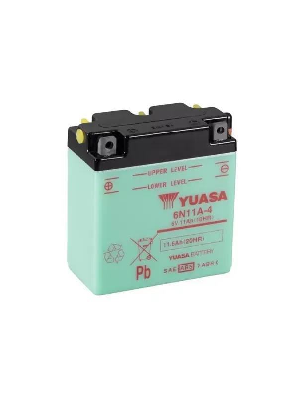 Batterie YUASA 6N11A-4 conventionnelle Expédition Rapide