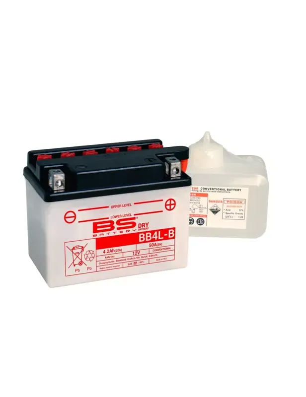 Batterie BS BATTERY BB4L-B haute performance livrée avec pack acide Populaire
