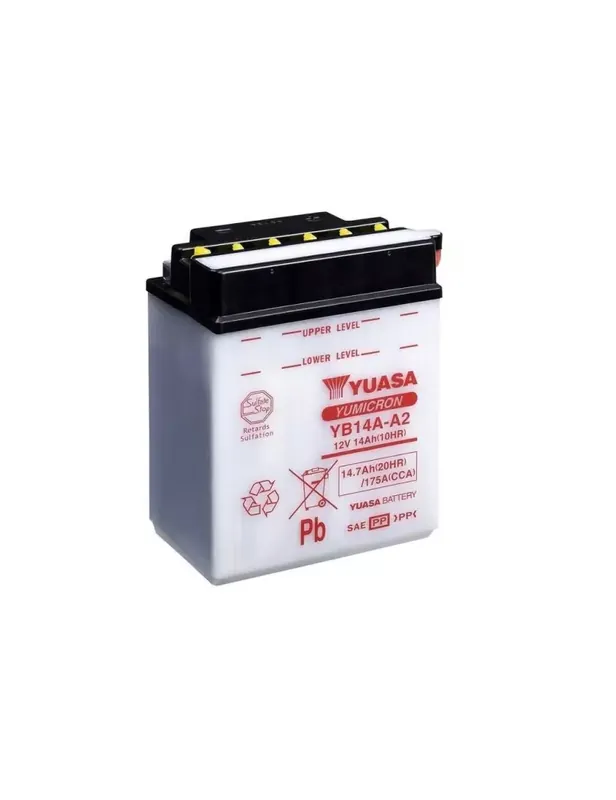 Super Prix Batterie YUASA YB14A-A2 conventionnelle