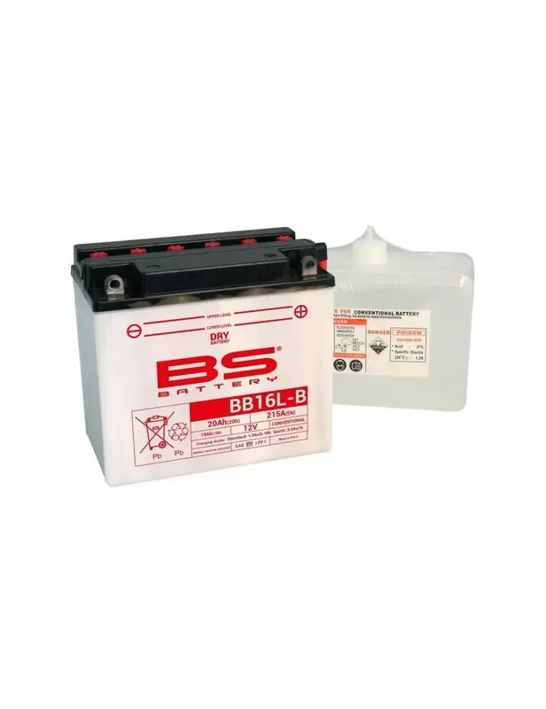 Vente Directe Batterie BS BATTERY BB16L-B haute performance livrée avec pack acide