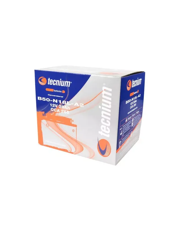 Prix Choc Batterie TECNIUM B50-N18L-A2 conventionnelle livrée avec pack acide