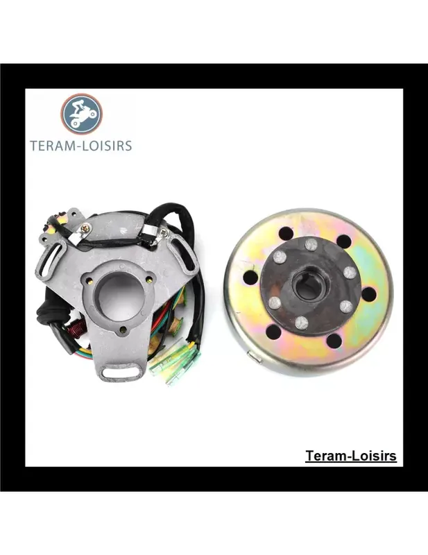 Stator Alternateur (+ Rotor) pour Yamaha Banshee YFZ 350 de 1987 1988 1989 1990 1991 1992 1993 1994 Expédition Rapide