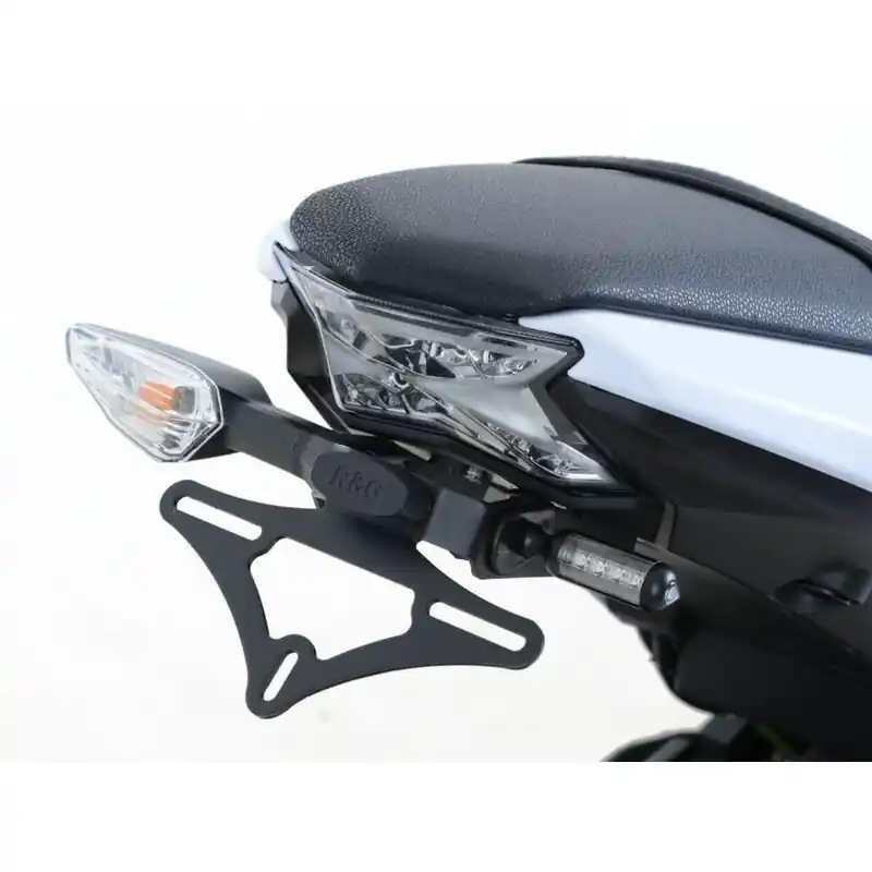 DESTOCKAGE Support de Plaque R&G Kawasaki Ninja 650 2017-2023/Z650 2017- LP0214BK Offre Limitée