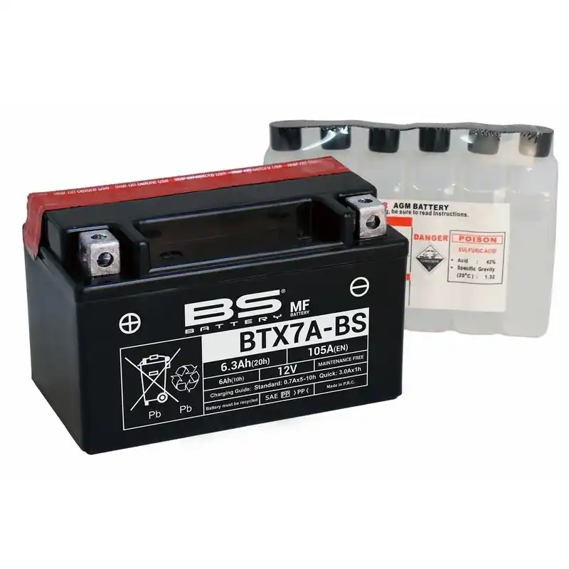 Batterie BS BATTERY BXT7A-BS Expédition Rapide
