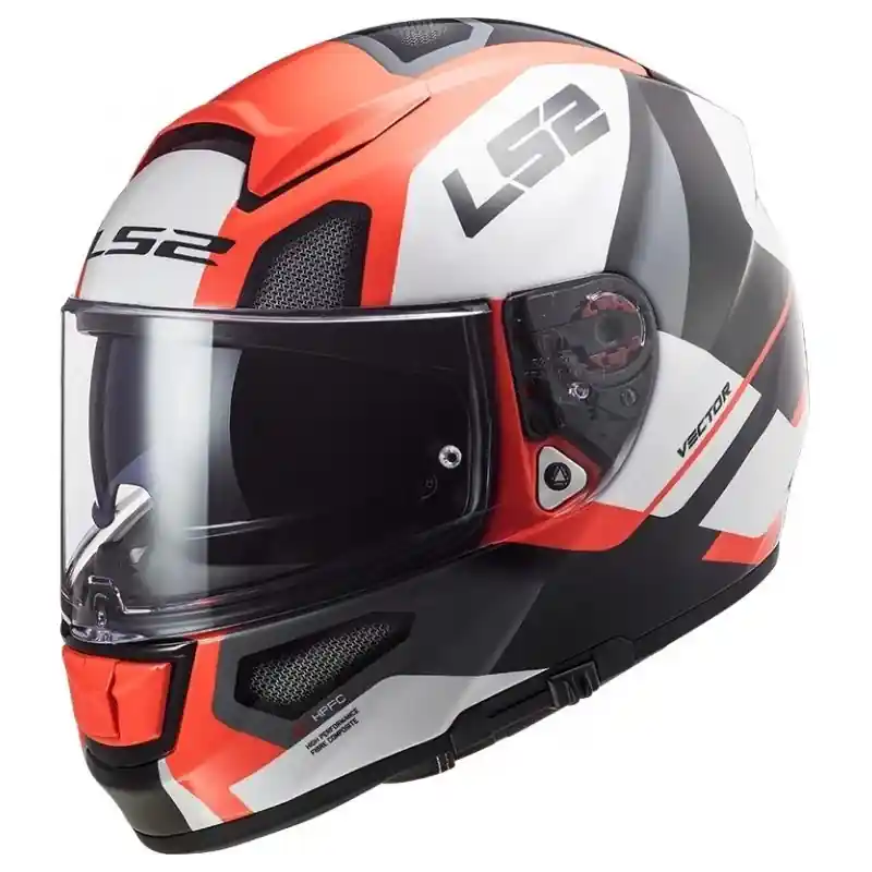 DESTOCKAGE !! Casque LS2 FF397 Vector Orange (Taille L) Quantité Limitée