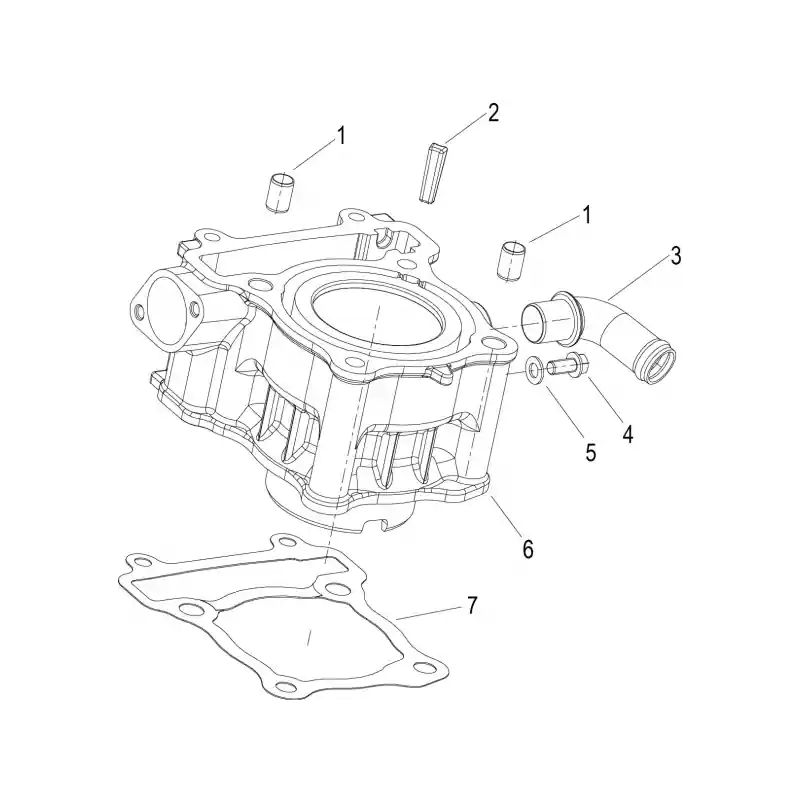 Cylindre 1 - PION DE CENTRAGE M10X14 QJ Nouveauté