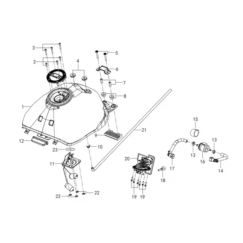Super Prix Réservoir 5 – VIS M6X35 QJ
