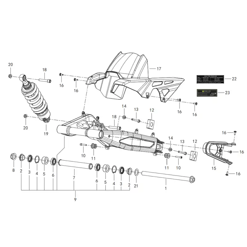 Bras Oscillant 21 - RONDELLE Petit Prix
