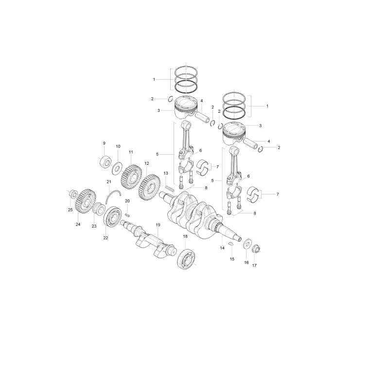 Vilebrequin / Pistons 6 – PION Meilleur Choix