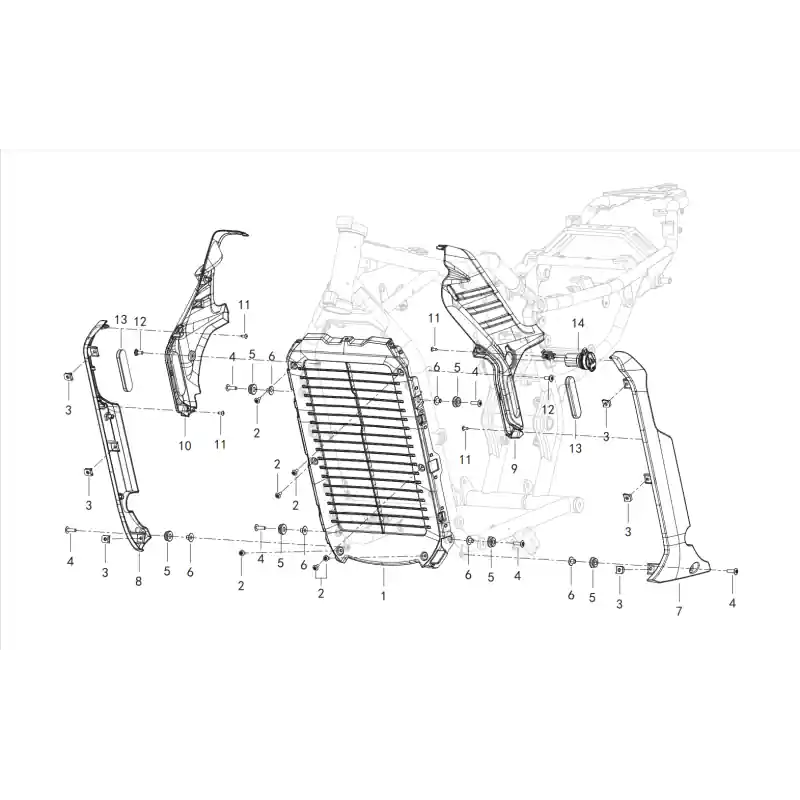 Satisfait Ou Remboursé Cache Radiateur 4 – VIS M6X20 QJ
