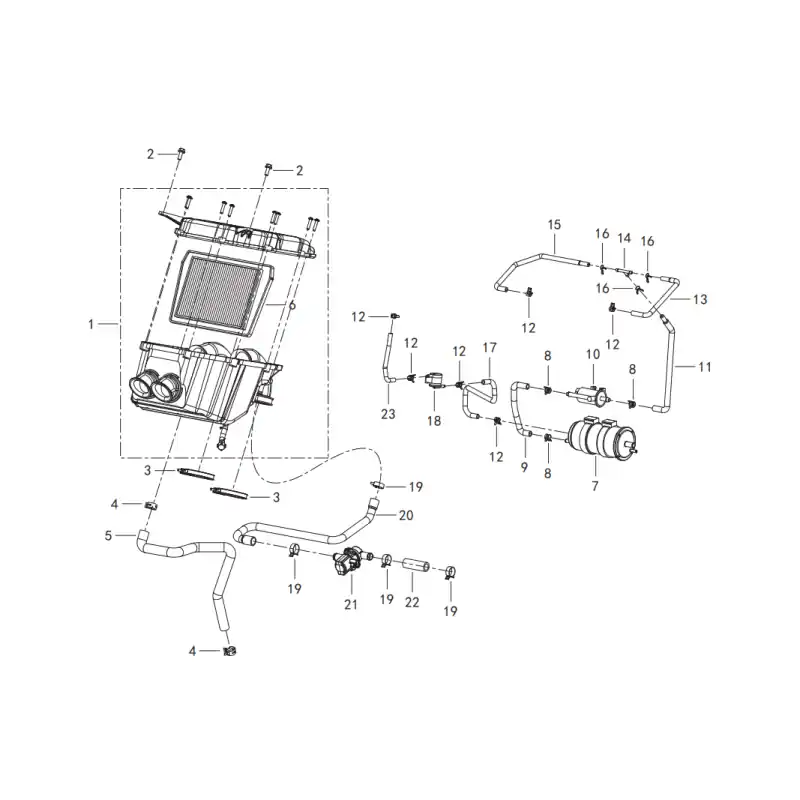 Marque Boitier Filtre à Air 8 – COLLIER M10 QJ
