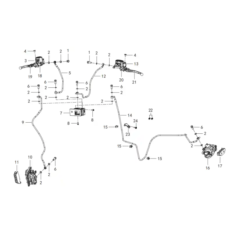 Système de Frein 2 - RONDELLE JOINT QJ Petit Prix