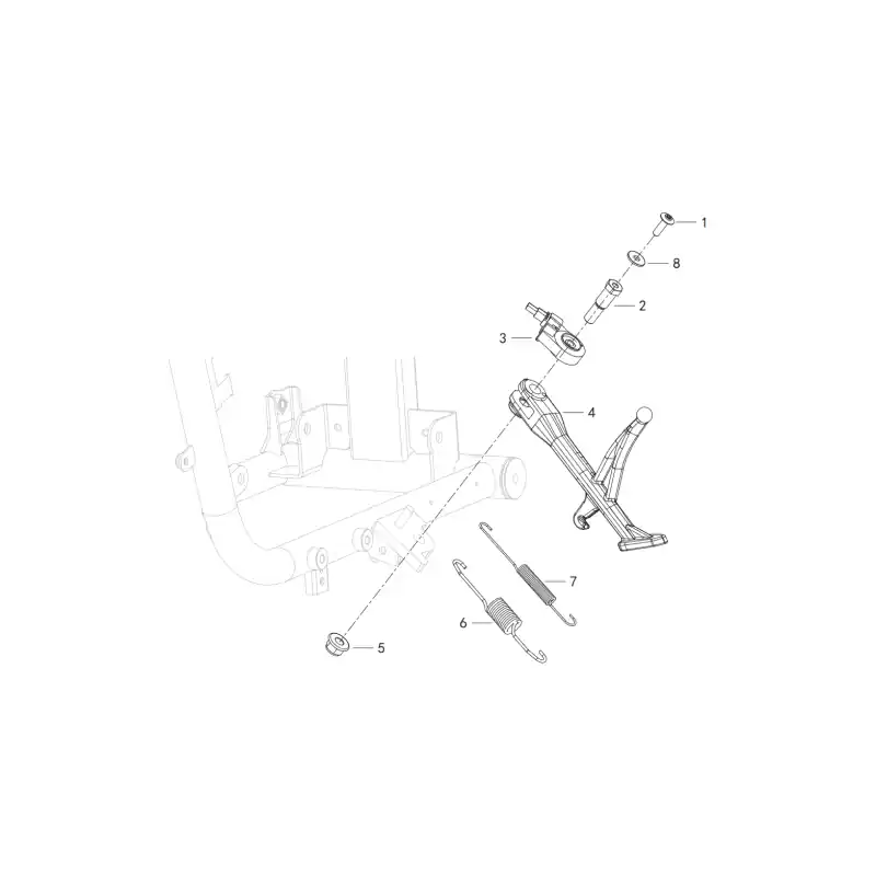 Béquille 1 – VIS M6X16 SRV 600 Usine Directe