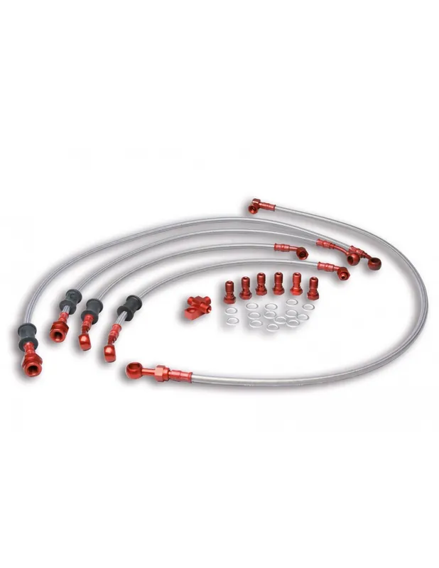 Durites de frein Malossi AV/AR TMAX 500 08-11 Soldes