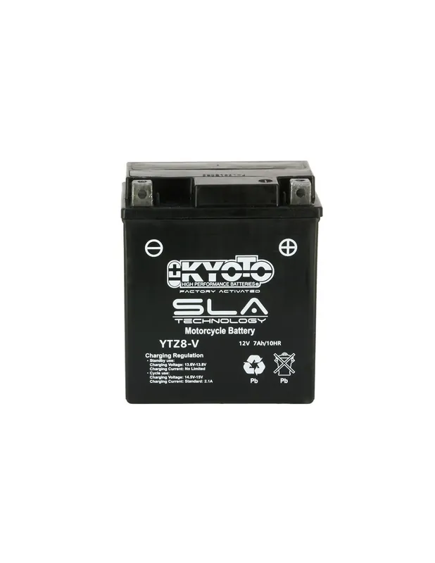 Livraison Express Batterie Kyoto GTZ8V / YTZ8V XMAX 125 300 EVOLIS 125 300