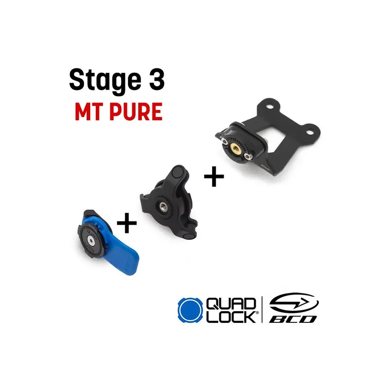 Prix Promo Support Quadlock BCD Yamaha MT-07 18-22 et 23-24 PURE (Version STAGE 3)
