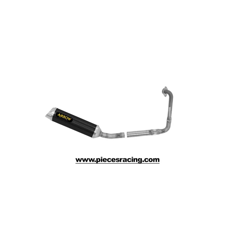 Pot Arrow Alu Dark ligne complète Yamaha YZF-R 125 08-13 (embout inox) Prix Choc