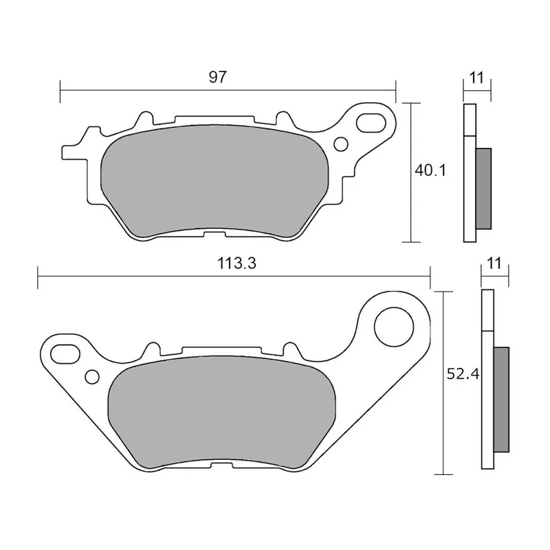 Marque Plaquettes de frein Perfect ARRIERE Yamaha XMAX 125 18-25 Xmax 300 17-25