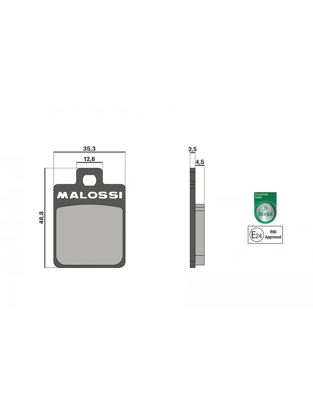 Plaquettes de frein ARRIERE Malossi Sym Symphony 125 / ST / S / SR / ST W4 / Cargo Réduction