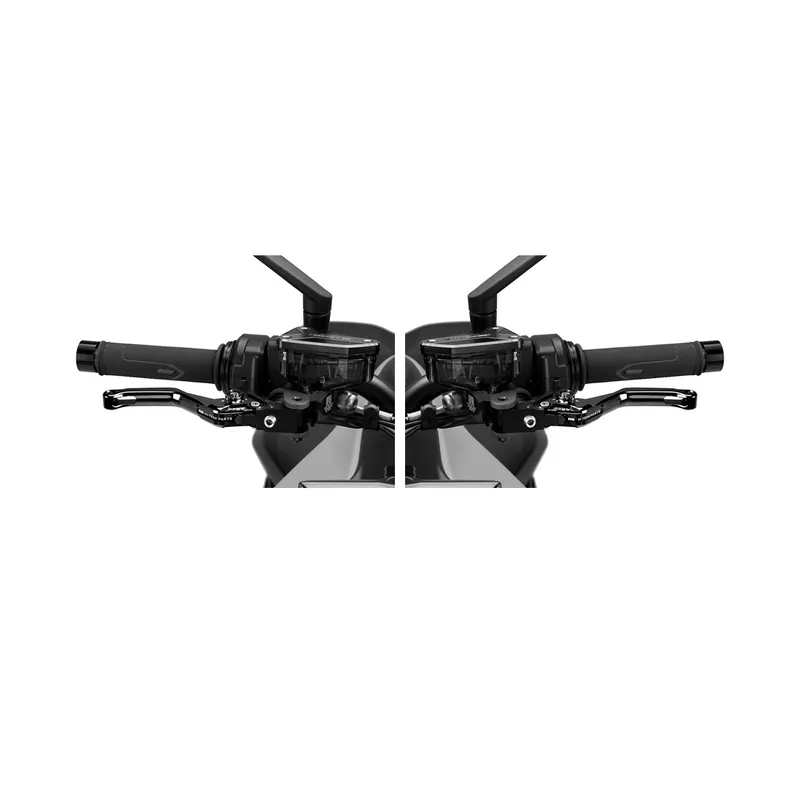 Leviers de frein court PUIG 4.0 Noir TMAX 560 22-26 Solde
