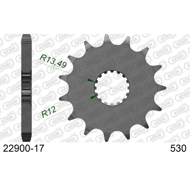 Achat Immédiat Pignon 17 dents pour chaine 530