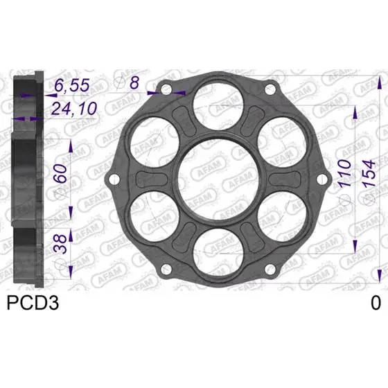 Nouveauté PCD3 PORTE COURONNE DUCATI VIS INCLUSES